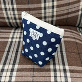 classic pouch_dot denim