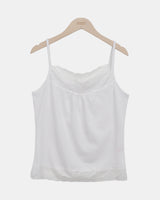 Roem Lace Strap Sleeveless Top