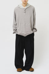 Past Waffled Hooded Top (4color)