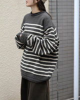 MOIN STRIPE KNIT