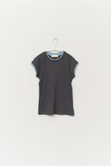 (W) Cap Modal Layered Top