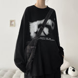 Oco Gradient Print Boxy Fit Long Sleeve T-Shirt (4 colors) H&L