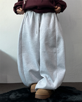 フォーマルバルーンサイドピンタックロングパンツ 🤍🩶🖤2SIZE/3COLOR