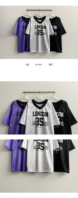 フェルディナンドVネックスポーティーユニフォーム半袖Tシャツ (3 colors)