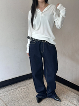 [Unisex] Relax golgi hood sleeves(4color)