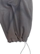 FLEECE SPRAY-DIRT CROSS LINE HEM DRAWSTRING ADJUSTABLE SWEATPANTS