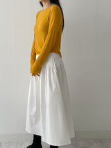 Weekly Tencel See-through Long Sleeve T-shirt