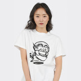 Hahoetal グラフィックショートスリーブTシャツ (White)