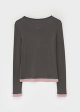[MADE] Yusia Layered Snap Long Sleeve T-shirt