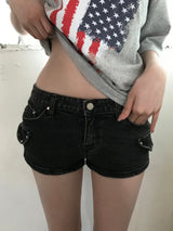 DARK SHADOW STUD SHORTS