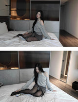 Mikel Unbalance One-Shoulder Sweatshirt
