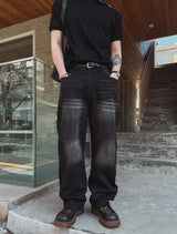 Cura Vintage Washing Denim Pants
