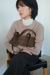 compact duffle bag (brown)