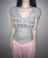 glitter star tee (5colors)