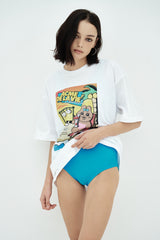25SS シーサイドリゾートオパンチュウサギ半袖Tシャツ ホワイト