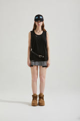 DRILL SLEEVELESS TOP