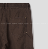 Levito Double Knee Back Banding Semi-Wide Cotton Pants