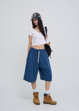 [U-BASIC] ソフトコットンVネッククロップドTシャツ