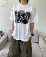 スプレープリンティドTシャツ