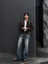 Pio Semi Flare Denim Pants