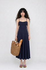 MOONLIT CUT-OUT DRESS
