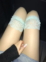 pooming lace color stoking (6 color) 