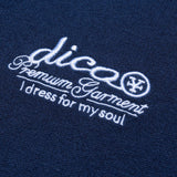 Knit Polo Premium Garment Navy Blue