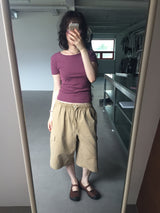 ホイールカーゴバミューダパンツ (3color)