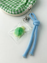Mellon Bread Turtle Pocket Keyring