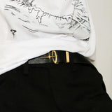 【MADE】Teeth Logo Belt (Gold)
