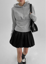 [MADE] Cello Button Hoodie Long Sleeve Shirt