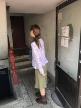 チバ フラワー Tシャツ