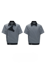 Embroidered Striped Shirt