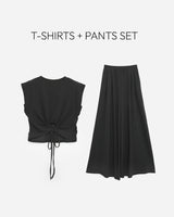 メネ バックスリット Tシャツ＆パンツセット