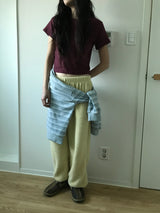 Jacquard Winter Jogger Pants (2color)