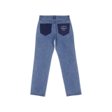 [UPDRAFT]NYLON POCKET COTTON DENIM PANTS