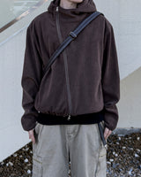Bio unbalanced corduroy warmer jacket