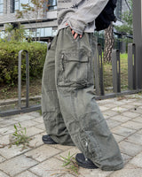 ランセンピグメントウォッシングカーゴパンツ