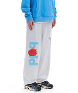 BOLDストロベリースウェットパンツ (LIGHT GRAY)
