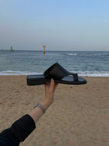 ASCLO Black Flip Slippers