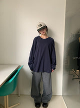 Senkyu Basic Raglan Over Long Sleeve Tee