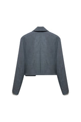 MILD CROP BLAZER / CHARCOAL