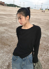 カフィードワイドデニムパンツ