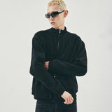 Fickle 2-WAY full zip-up / Black