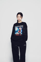 24FW ランニング サンタベア スウェットシャツ ブラック
