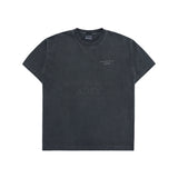 [24SS] BASIC LOGO PIGMENT WASHING SHORT SLEEVE T-SHIRT CHARCOAL