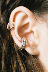 Vintage bead earcuff petite