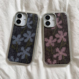 WILDFLOWERS MOHAIR EPOXY CASE - BLUE
