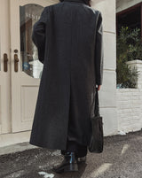 Melton Maxi Wool Overcoat