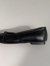 Cross-banding Mary Jane flat shoes